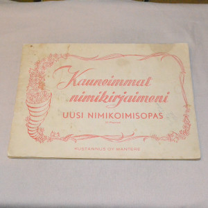 Kauneimmat nimikirjaimeni - Uusi nimikoimisopas